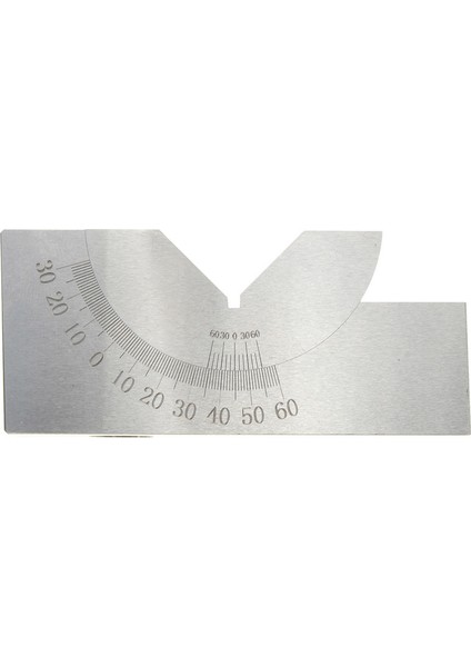 75X25X32MM Hassas Mini Ayarlanabilir Açı V Blok Freze 0 Dereceden 60 Dereceye (Yurt Dışından)