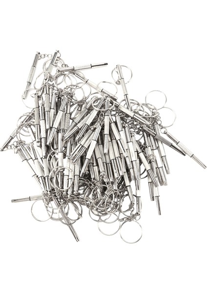 100 Adet/paket 3 In 1 Gözlük Tornavida Güneş Gözlüğü Gözlük Izle Onarım Aracı Kiti Anahtarlık ile Taşınabilir Tornavida Aracı (Yurt Dışından)