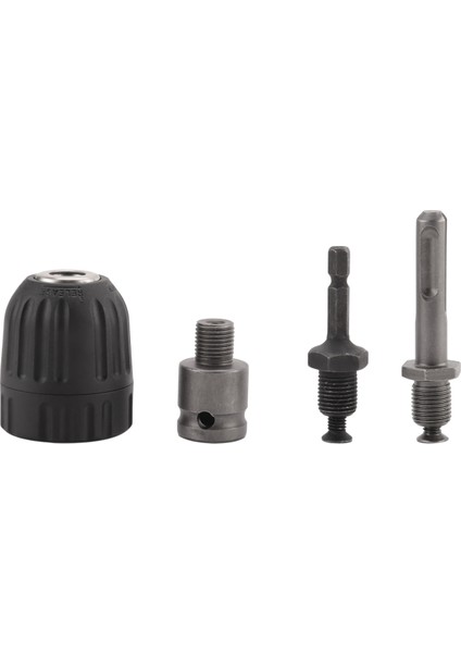 0.8-10MM Hassas Anahtarsız Matkap Mandreni Dönüştürücü 3/8 INÇ-24UNF Konu Hızlı Değişim Adaptörü ile Sds-Plus Hex Shank Soket (Yurt Dışından)