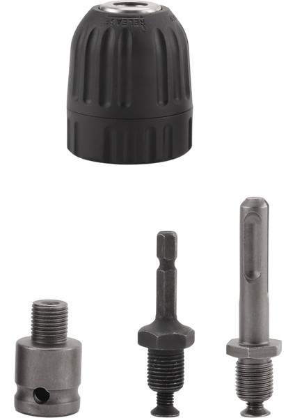 0.8-10MM Hassas Anahtarsız Matkap Mandreni Dönüştürücü 3/8 INÇ-24UNF Konu Hızlı Değişim Adaptörü ile Sds-Plus Hex Shank Soket (Yurt Dışından)