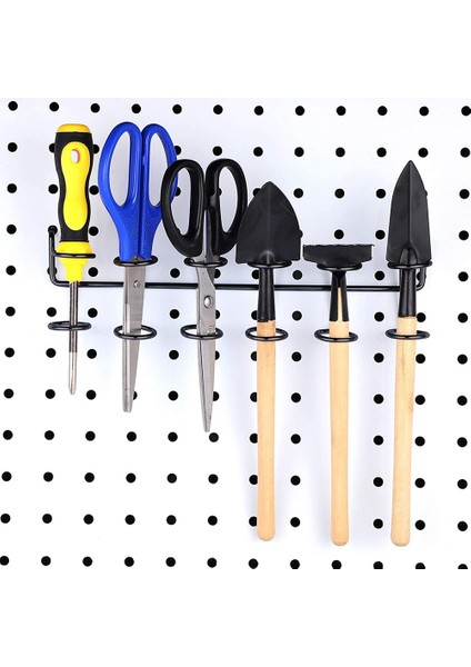 Adet Tornavida Tutucu Pegboard Çok Amaçlı Alet Tutucu Aksesuar Pegboard Aksesuarları Pegboard Için Çok Halkalı Takım Tutucu (Yurt Dışından)