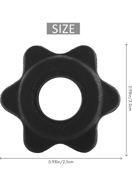 2 Çift Dambıl Altıgen Somun, Dambıl Çubuk Somunu, Barbell Barlar Eğitim Sporları Için Spinlock Yakalar (Yurt Dışından)
