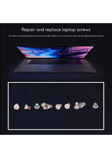 Macbook Pro Retina Için 10 Adet Alt Kasa Vidaları A1425 A1502 A1398 Vida Seti 2012-2015 Yıl (Yurt Dışından)
