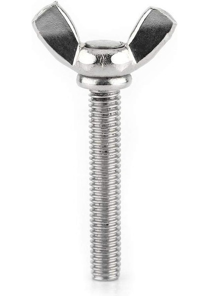 5 Adet M5 Kelebek Kanat El Vidaları Cıvata 304 Paslanmaz Çelik Bağlantı Elemanı Çeşitleri Seti, Tam Dişli (M5X40MM) (Yurt Dışından)