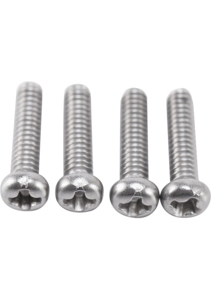 M2 x 8mm 304 Paslanmaz Çelik Yıldız Tava Başlı Vida Cıvatası 60 Adet (Yurt Dışından)