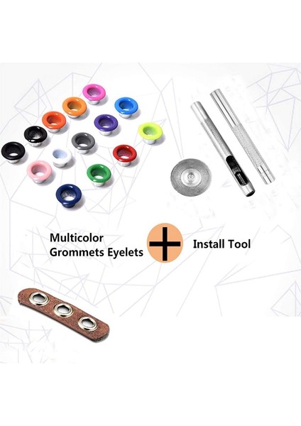 Grommets Kiti 3/16 Inç 400 Adet Kuşgözü Kitleri Kuşgözü Grommet Setleri Ayakkabı Elbise El Sanatları Çanta Dıy Projesi (4 Renk) (Yurt Dışından)