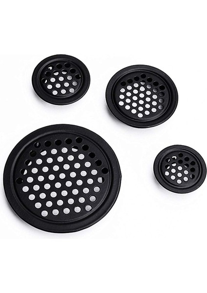 Yuvarlak Havalandırma Izgarası Dolabı Havalandırma Deliği Izgarası 35MM 30 Parça Siyah Banyo Dolabı Dolap Ayakkabı Dolabı (Yurt Dışından) modelleri