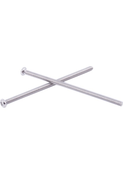 60 x Gümüş Ton M2 * 40MM 304 Paslanmaz Çelik Yuvarlak Başlı Vida Cıvatası (Yurt Dışından)