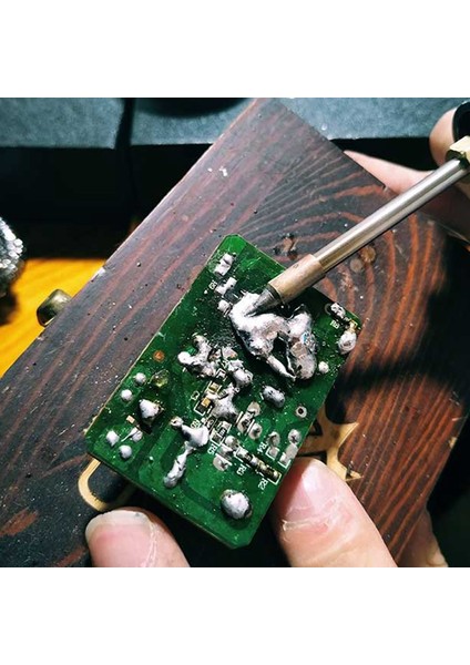50W Xpro 510 Arayüzü Havya Ucu Kablosuz Şarj Havya Ucu Lehimleme Rework Aksesuarları, Sivri (Yurt Dışından)