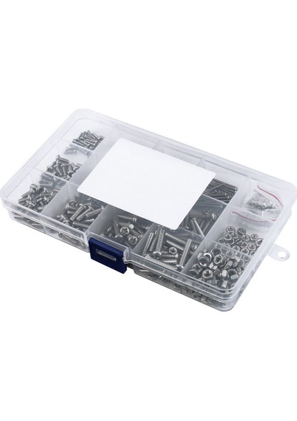 480 Adet/takım M2 M2.5 M3 DIN7985 GB818 Çelik Çapraz Gömme Tava Başlı Vidalar Phillips Vidalar Çeşitler Kiti HW028 (Yurt Dışından)