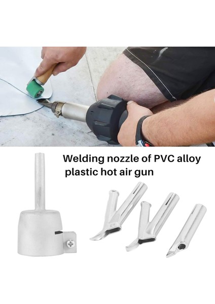 Hız Kaynak Nozulları Vinil Pvc Plastik Sıcak Hava Üfleyici Üçgen Hız Memesi 5mm Yuvarlak Kaynak Kafası Alaşım Y Tipi (Yurt Dışından)