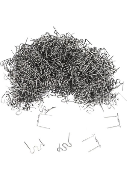 1000 Adet 0.6mm S Dalga Zımba Araba Tampon Kaporta Plastik Zımba Tamir Kiti 0.6mm Dalga Zımba Lehimleme Araçları (Yurt Dışından)