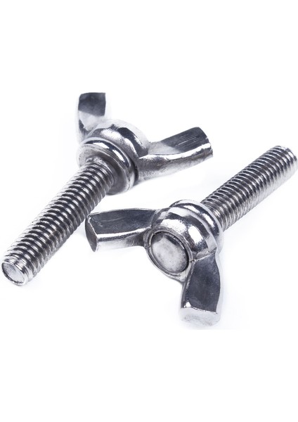 M5X20MM 20MM Genişliğinde 304 Paslanmaz Çelik Kanat Başlı Vida Cıvataları 5 Adet (Yurt Dışından)