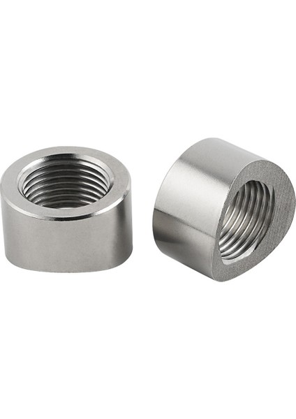 Adet Cnc Işlenmiş Oksijen Sensörü Çentik Somun Kaynak Tapası Standart M18 x 1.5 Konu 304 Paslanmaz Çelik Evrensel Parça (Yurt Dışından)