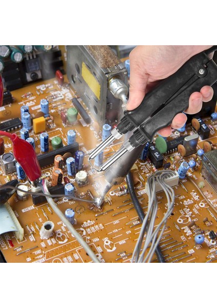 902 Esd Smd Çift Havya Cımbız Kolu Klip Isıtma Pense Lehimleme Istasyonu Aksesuarları -Kb (Yurt Dışından)