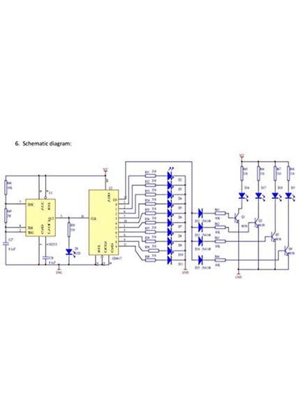 Dönen LED Smd NE555 Lehimleme Uygulama Kurulu Dıy Kiti Fanny Beceri Eğitimi Dıy Kiti Elektronik Pcb Devre Kartı Modülü Takım Elbise (Yurt Dışından) modelleri