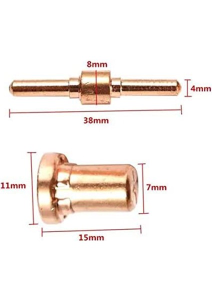 110 Adet Plazma Kesim Sarf Malzemeleri Plazma Kesici Torch PT31 LG40 ile Fit Cut 40 50 (Yurt Dışından) indirimleri