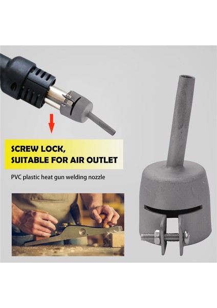4 Adet Hızlı Kaynak Nozulları Vinil Pvc Plastik Sıcak Hava Üfleyici Üç Köşeli Hız Memesi Yuvarlak Kaynak Kafası Y Tipi (Yurt Dışından)