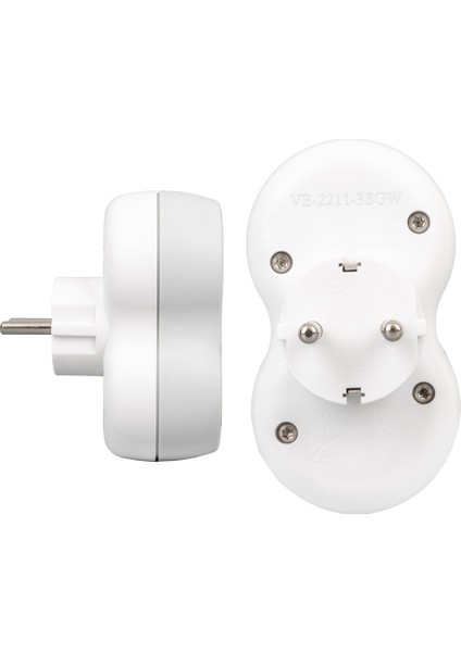 BYR002 Vea VE-2211-3SGW A Class 2li Dikey Çoklu Priz (Made In Malaysia) [efsngrck] fiyatları