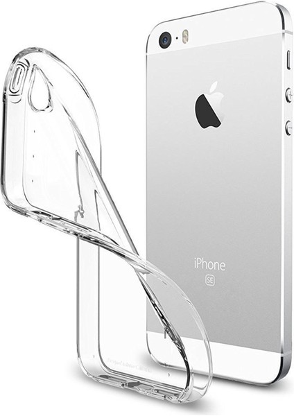 iPhone 5 Kılıf Lüx Şeffaf Silikon - Şeffaf fiyatları