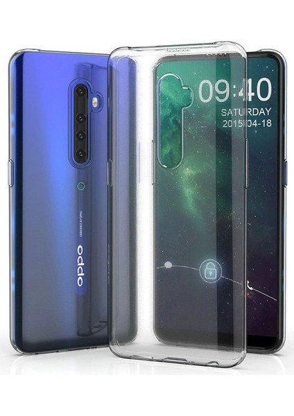 Oppo Reno 2z Kılıf Lüx Şeffaf Silikon - Şeffaf