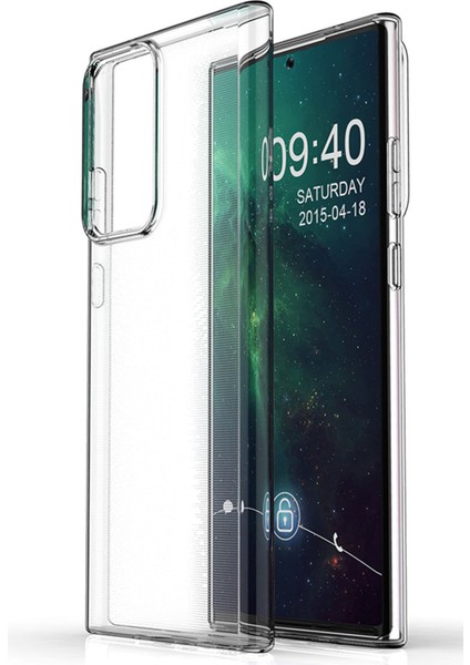 Samsung Galaxy Note 20 Ultra Kılıf Lüx Şeffaf Silikon