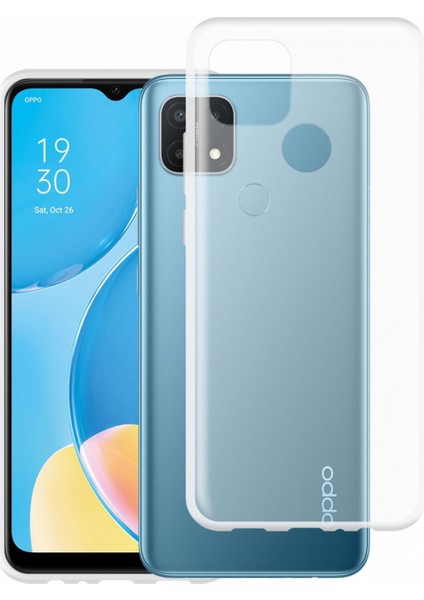 Oppo A15S Kılıf Deluxe 2mm Şeffaf Silikon fiyatları