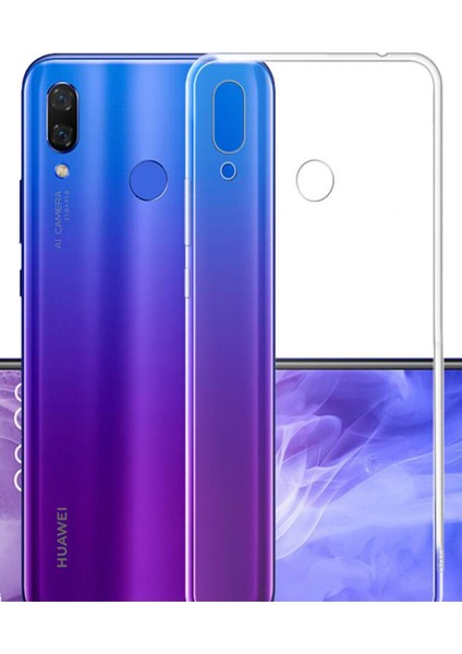 Huawei P20 Lite Kılıf Lüx Şeffaf Silikon