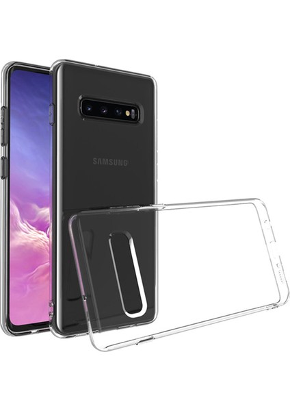Samsung Galaxy S10 Plus Kılıf Lüx Şeffaf Silikon