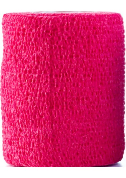 Muhtelif Sayberk - Coban Kendinden Yapışkanlı Bandaj 5cmx4.5mt Kırmızı