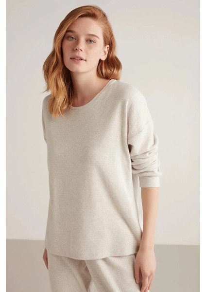Uzun Kol Yumuşak Dokulu Kadın Pijama Takım 2407 fiyatları