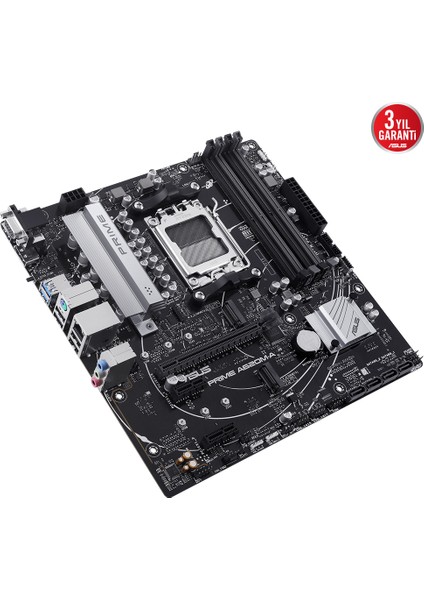 Prıme A620M-A-Csm Amd A620 Am5 Ddr5 6400 Dp Hdmı Vga Çift M2 Usb3.2 Aura Rgb Matx (Prıme A620M-A-Csm) Anakart