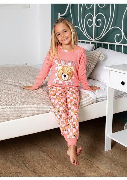Kız Çocuk Pijama Takım 6000 Pembe