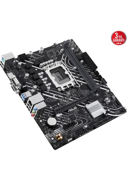 Prıme H610M-D Intel H610 Lga1700 Ddr5 5600 Hdmı Vga M2 Usb3.2 Com Matx (Prıme H610M-D) Anakart