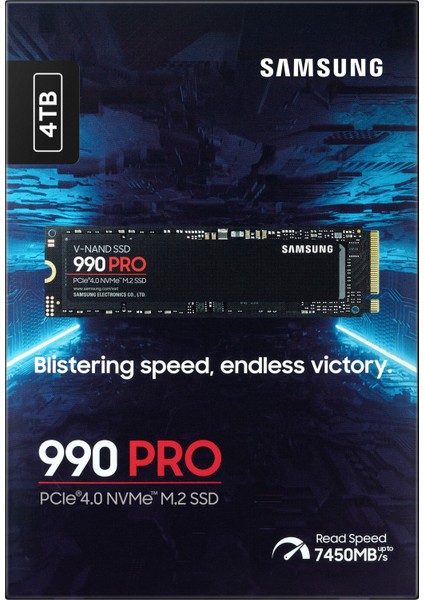 990 Pro 4TB 7450-6900MB SSD