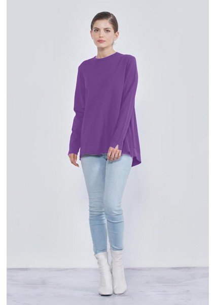 Merserize Standart Tunik NS-22Y-902TNK Lila