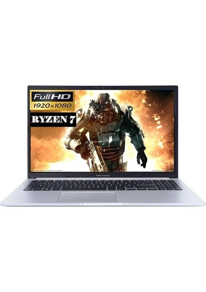 Vivobook M1502YA-NJ193 Amd Ryzen 7 7730U 8gb 512GB Fullhd 15.6" Fredoss Taşınabilir Bilgisayar