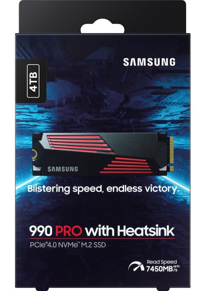 990 Pro Heatsink 4TB 7450-6900MB SSD