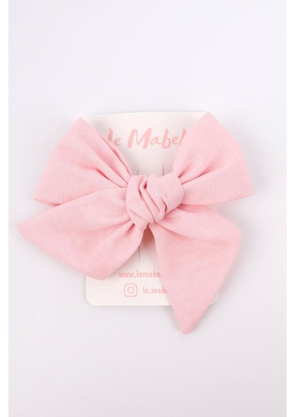 Pembe Fiyonk Kız Çocuk Klips Toka