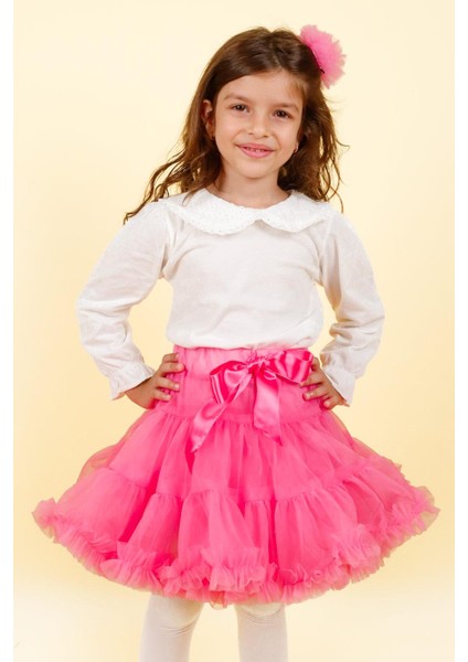 Fuşya Kız Çocuk Tütü Etek - Bonita