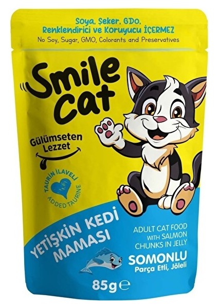 Cat Yetişkin Kedi Maması Somonlu 5 x 85 gr fiyatları