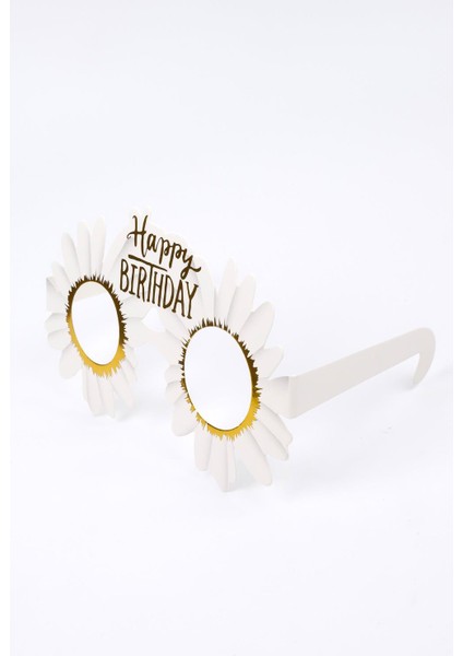 Beyaz Papatya Temalı 6'lı Parti Gözlüğü fiyatları