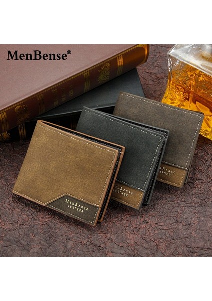 Kısa Erkek Cüzdan Patchwork Küçük Pu Üç Kat Adam Portafoglio Uomo Erkek Cüzdan Deri Hakiki Portemonnee Carteira Masculina (Yurt Dışından) fiyatları