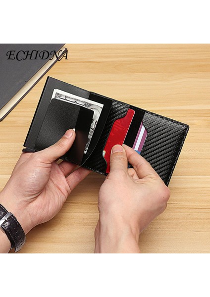 Echıdna Erkek Çanta Kısa Erkek Cüzdan Rfıd Kımlık Kredi Banka Kartı Sahibi (Yurt Dışından) indirimleri