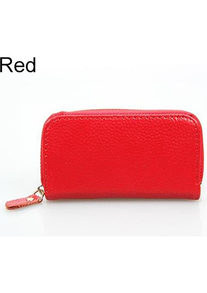 Microgood Erkek Kadın Moda Suni Deri Fermuar Çanta Araba Anahtarları Cüzdan Kart Sahibinin (Yurt Dışından)