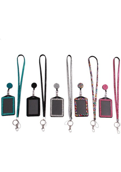 Geri Çekilebilir Kimlik Kartı Boyun Kordonu Taklidi Kılıf Isim Etiketi Kart Tutucu Kapak (Yurt Dışından) indirimleri
