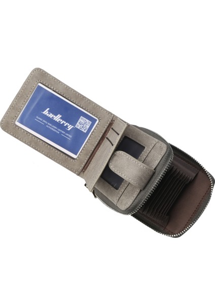 Göbeklady Erkekler Kısa Stil Toka Tasarım Cüzdan Çok Fonksiyonlu Para Kesesi (Yurt Dışından) fırsatları