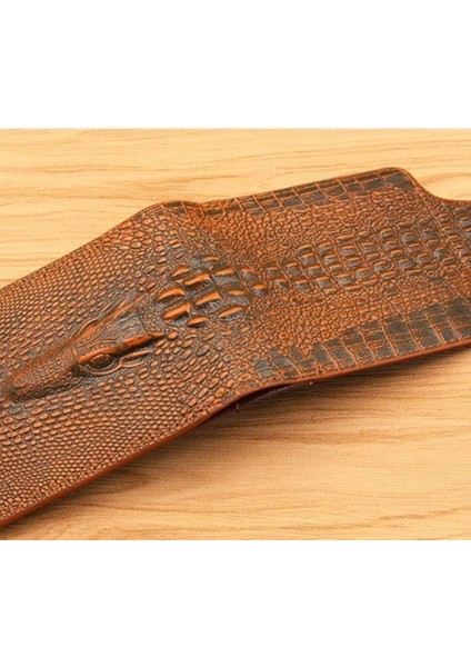 Küçük Cüzdan Tarzı Cartera Hombre Timsah Lüks Cüzdan Erkek Cüzdan Kısa Çanta Billetera Hombre Erkek Cüzdan Vintage (Yurt Dışından) modelleri