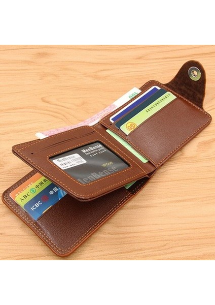 Erkek Cüzdan Deri Hakiki Kısa Çanta Billetera Hombre Vintage Stil Cartera Hombre Timsah Iş Bifold Çanta Tasarımcısı (Yurt Dışından)