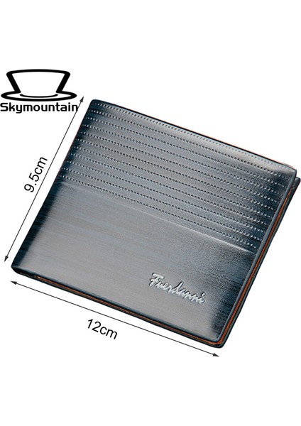 Skymountain Erkek Madeni Para Cüzdanı Pürüzsüz Yüzeyli Kompakt Boyutlu Ince Dokulu Cüzdan Çanta (Yurt Dışından) fırsatları